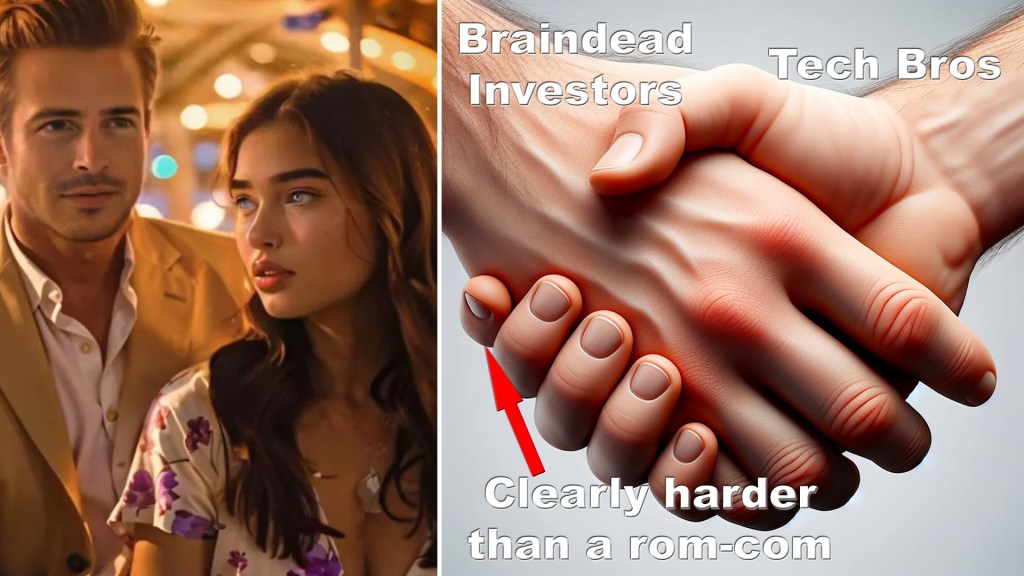 Hot Air, Sneaky Polydactyly, and the AI-Generated Conveyor Belt Love&nbsp;Stories