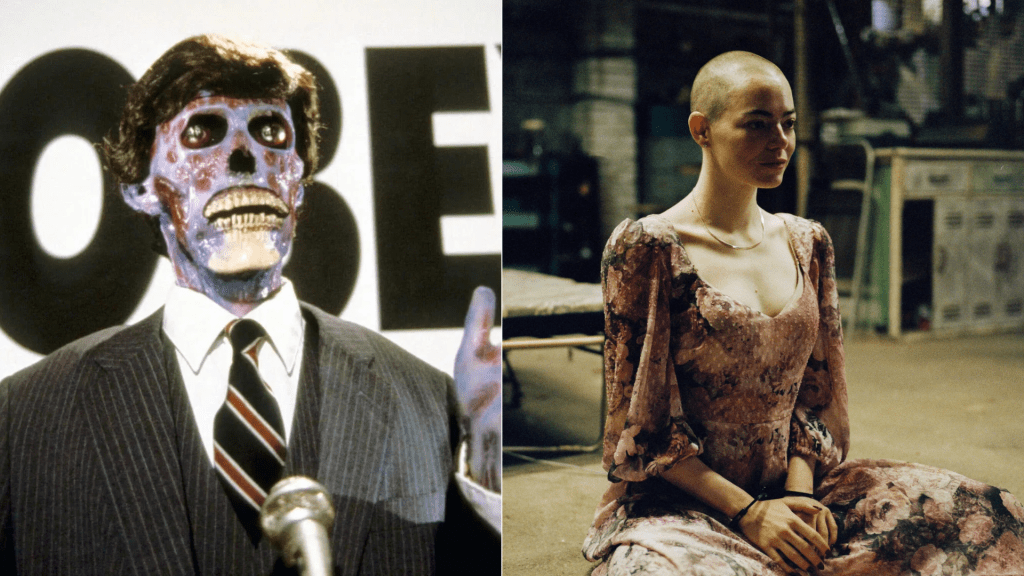 Between THEY LIVE and BUGONIA, or How Eating the Rich Turned Into the Rich Eating&nbsp;Us